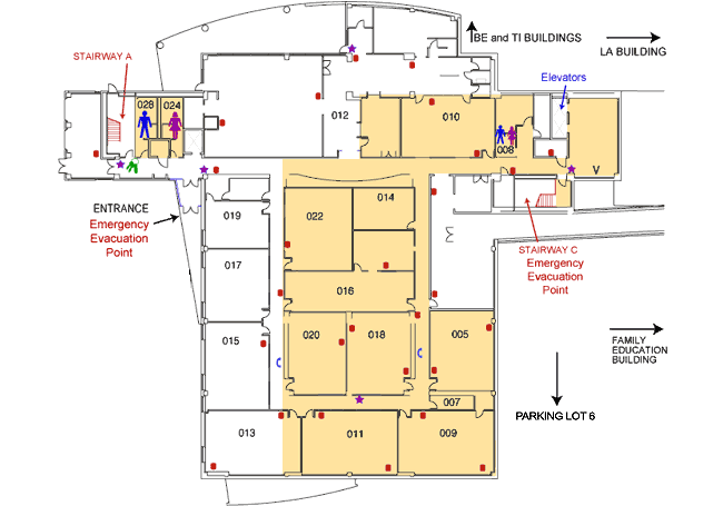 Gunder Myran Building underground floor map