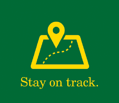 stay on track