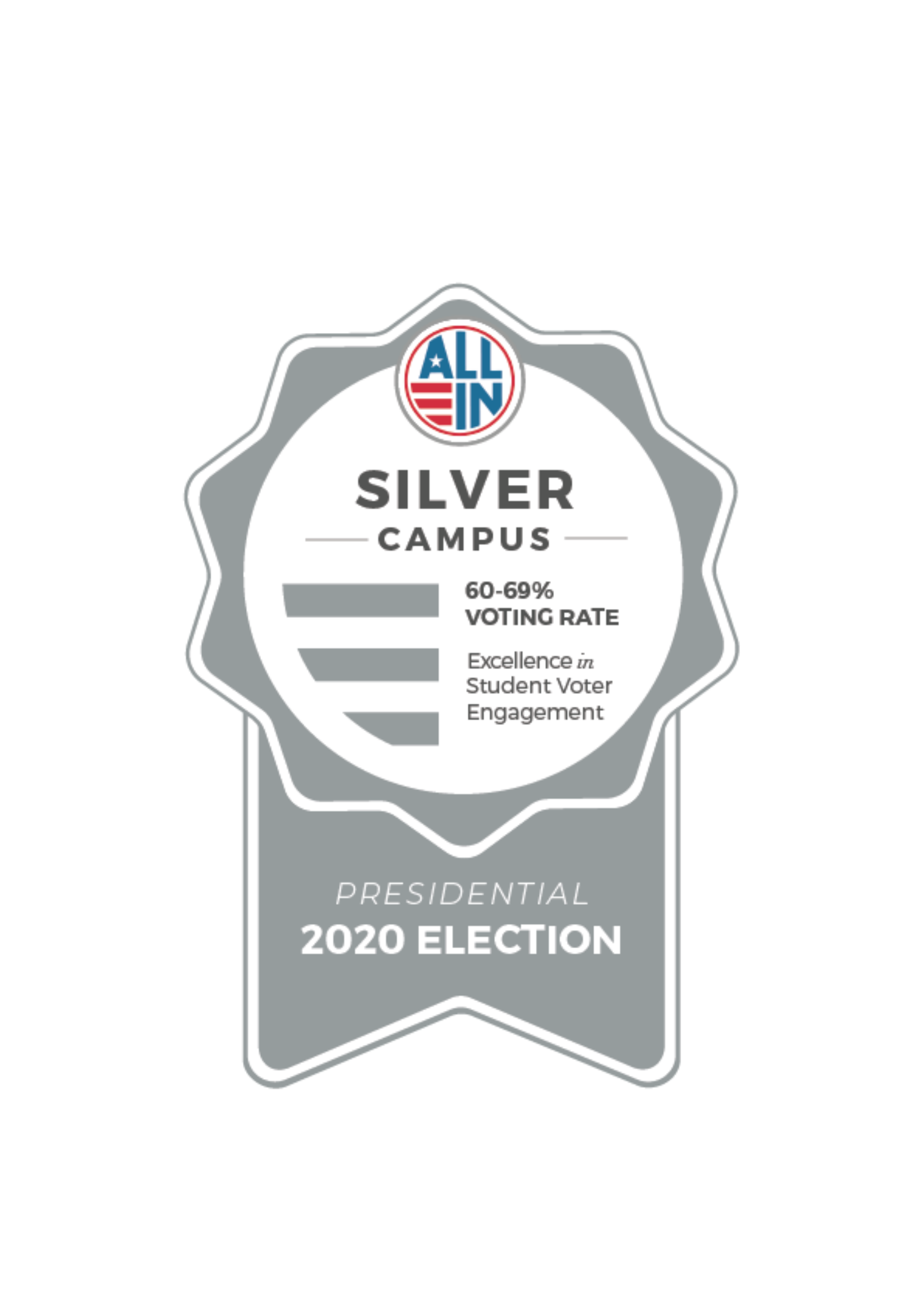 silver voting seal