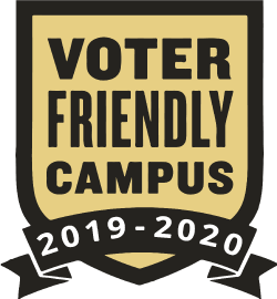 voter friendly campus badge