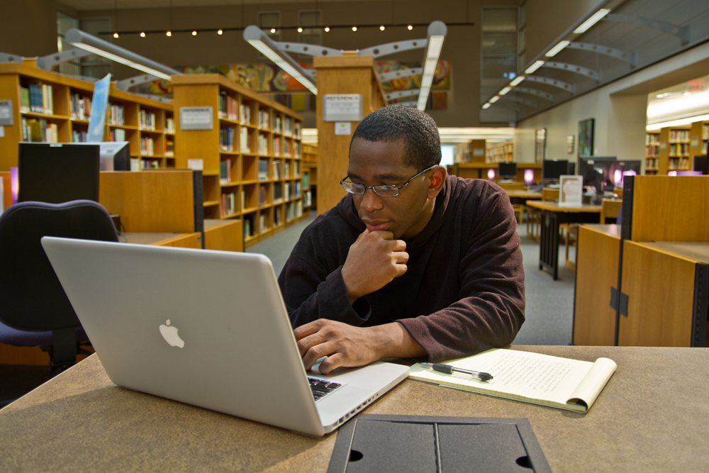 student on laptop student on laptop