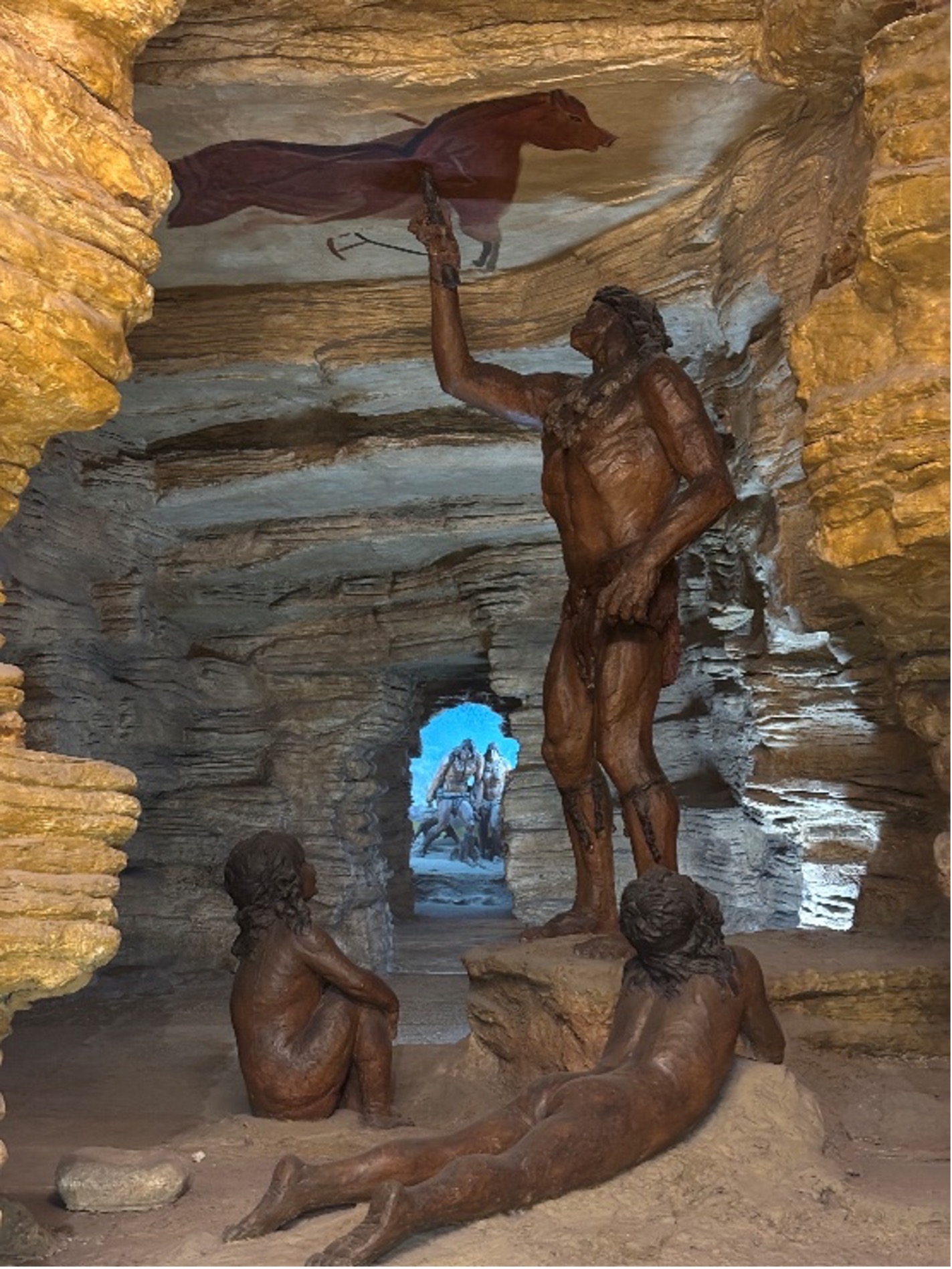 cave people recreation