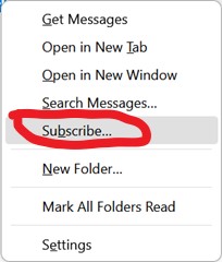 screenshot of subscribe