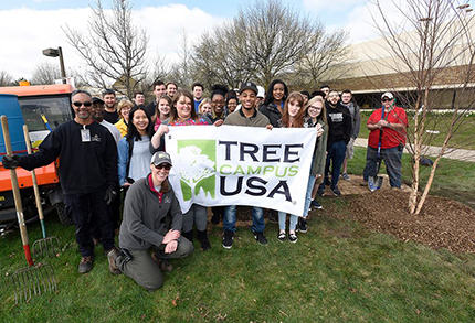 WCC will fly its Tree Campus USA flag for the third consecutive year. WCC will fly its Tree Campus USA flag for the third consecutive year.