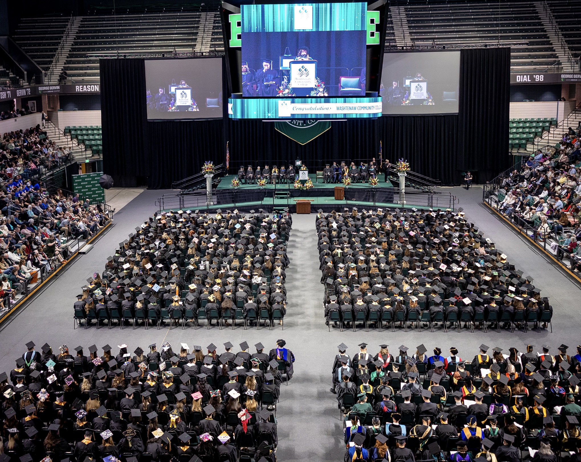 President Bellanca addresses graduates at the 2026 Commencement Ceremony