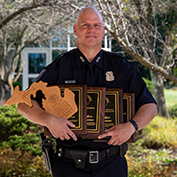 Francoeur with awards