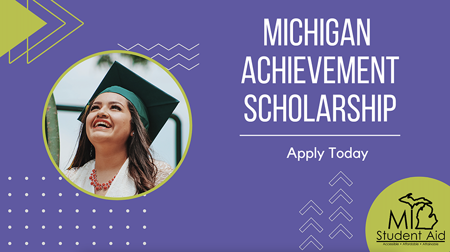 Achievement scholarship graphic