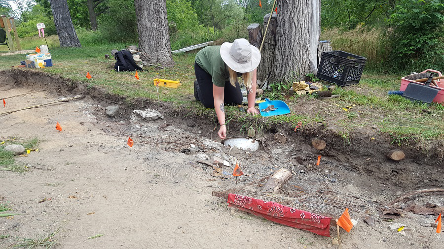 Washtenaw Community College hosts first archaeology fieldwork experience