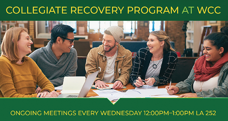 Collegiate Recovery Program flyer