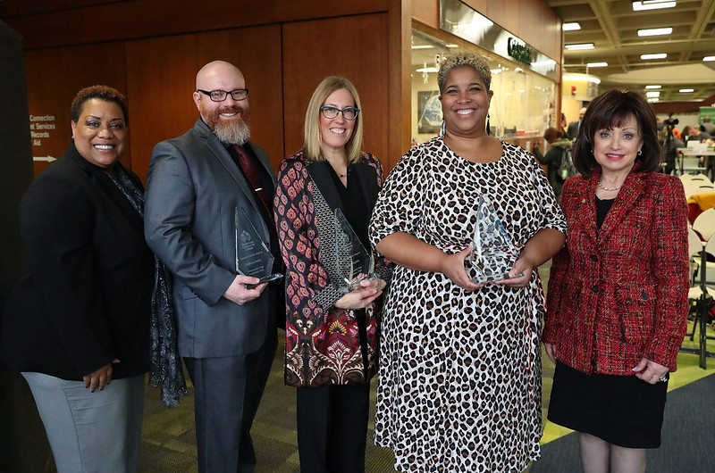 Equity Award winners with President Bellanca and VP Hurns