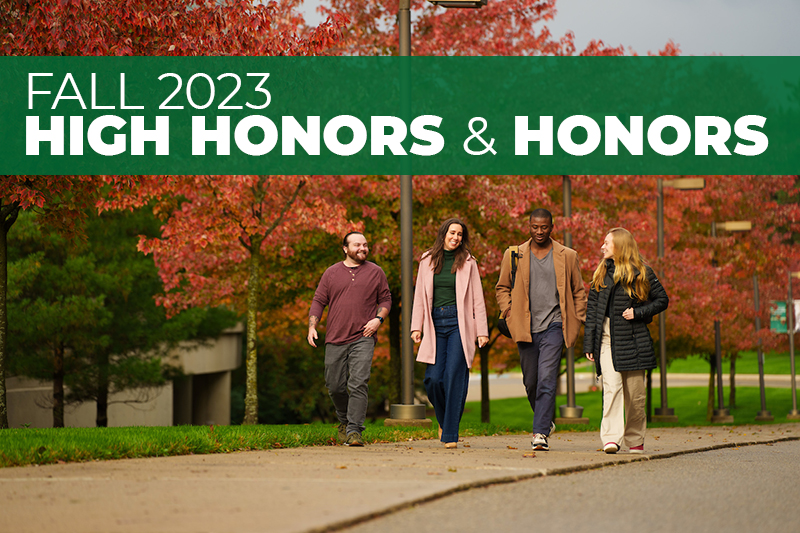 Fall 2023 High Honors and Honors