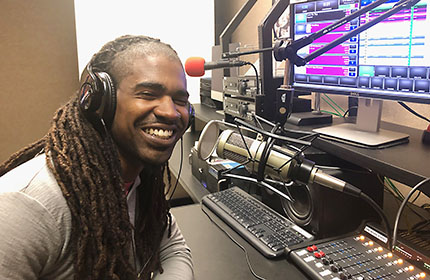Whether he he's in the WCC Broadcast Media Arts studio or classrooms learning about digital video, marketing and entrepreneurship, Martaveius Taylor's focus is on his non-profit organization, Innovate Housing of Michigan.