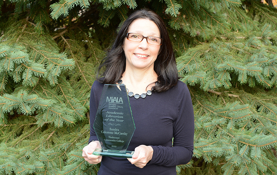 WCC's Sandy McCarthy is Academic Librarian of the Year (WCC News)