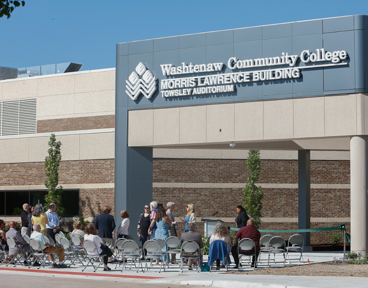 Ribbon Cutting at Morris Lawrence Building