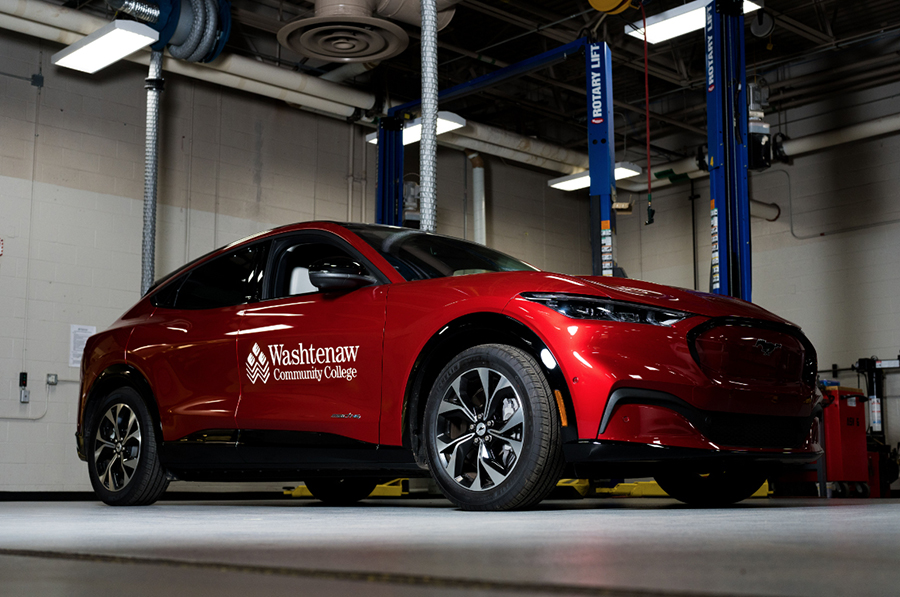 WCC's all-electric Ford Mustang Mach-E