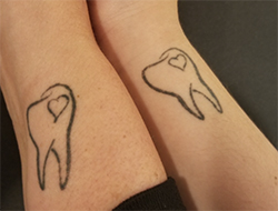 Tooth tattoos