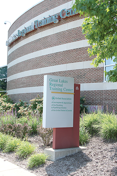 The Great Lakes Regional Training Center is the epicenter for the United Association’s week-long Instructor Training Program and the year-round programs it hosts in partnership with WCC. (Photo by Rich Rezler)