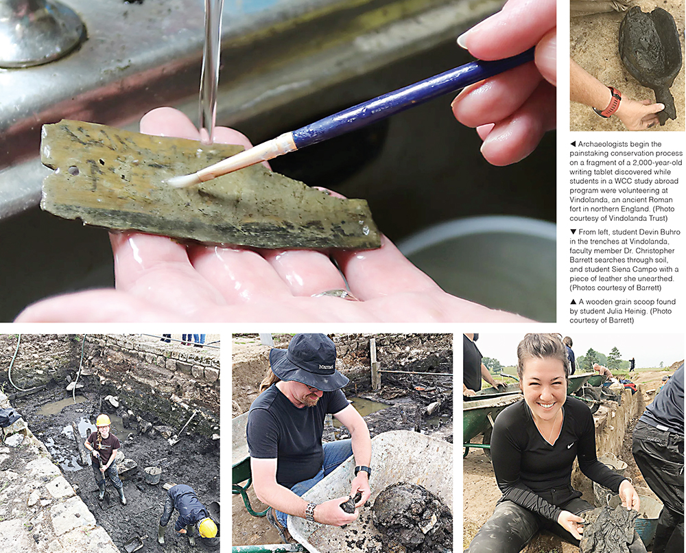 WCC students help unearth 2,000-year-old Roman writing tablets during study abroad trip