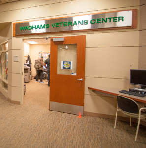 The WCC Veterans Center now honors Tim and Laurie Wadhams for their financial support. Photo by Jessica Bibbee