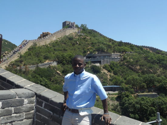 WCC student Davon Shackleford climbs the Great Wall of China during an International Scholar Laureate Program visit to the country. (Courtesy Photo) WCC student Davon Shackleford climbs the Great Wall of China during an International Scholar Laureate Program visit to the country. (Courtesy Photo)