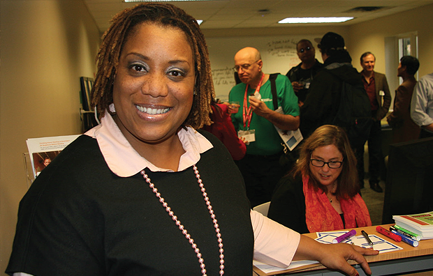 Dr. Kimberly Hurns, interim dean of business and computer technologies, led the development of the Entrepreneurship Center. More than 120 people attended the Open House on Oct. 30. Dr. Kimberly Hurns, interim dean of business and computer technologies, led the development of the Entrepreneurship Center. More than 120 people attended the Open House on Oct. 30.