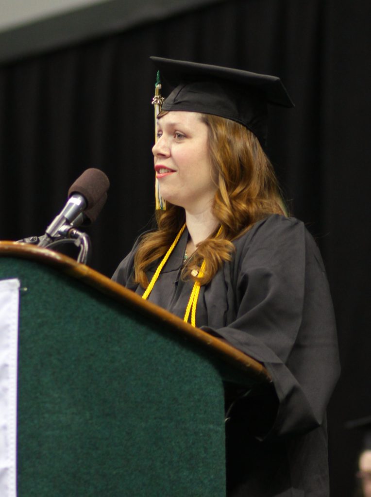 WCC graduate Ashley Davis (Photo by Lynn Monson)