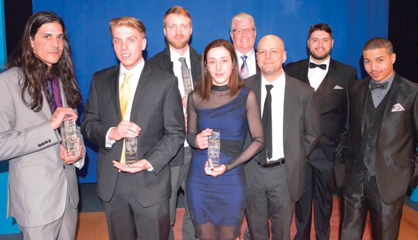 From left to right: Shane Law, Brian Puninske, Matt Wilken, Dalia Alsadi, Dan Kier, Matt Zacharias, Jacob Corbitt, Dontez Jones From left to right: Shane Law, Brian Puninske, Matt Wilken, Dalia Alsadi, Dan Kier, Matt Zacharias, Jacob Corbitt, Dontez Jones