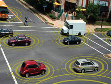 The communication devices, called transponders, are installed under the seat of a car or in the lining of a trunk. The communication devices, called transponders, are installed under the seat of a car or in the lining of a trunk.