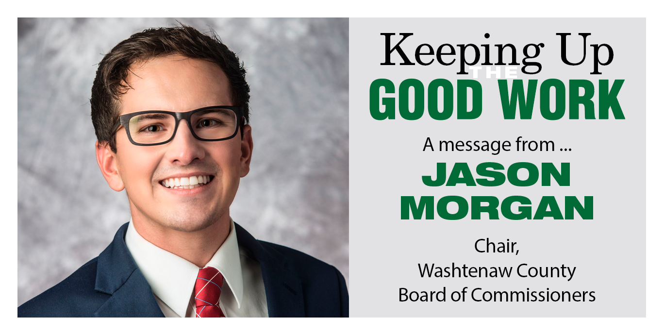 Jason Morgan, Chair, Washtenaw County Board of Commissioners
