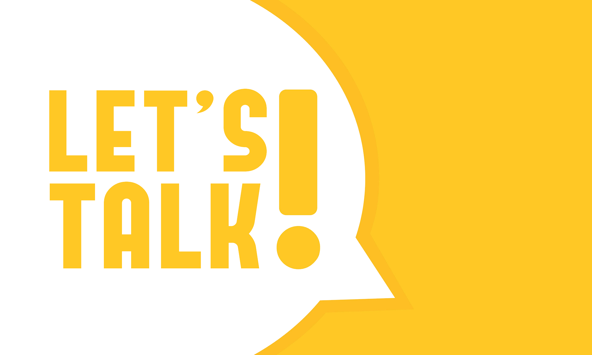 let's talk logo