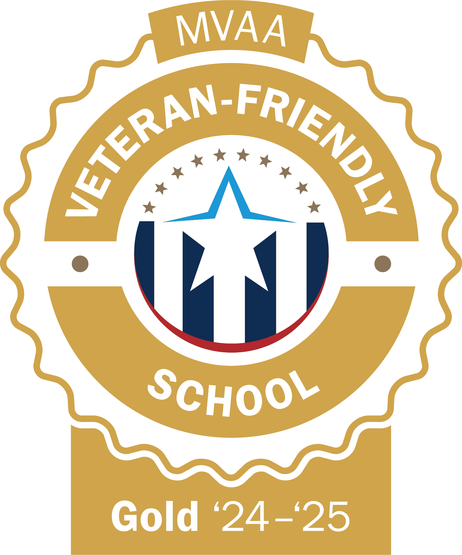 gold certified school logo
